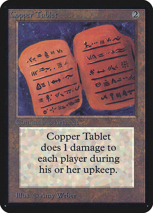 Copper Tablet — art by Amy Weber