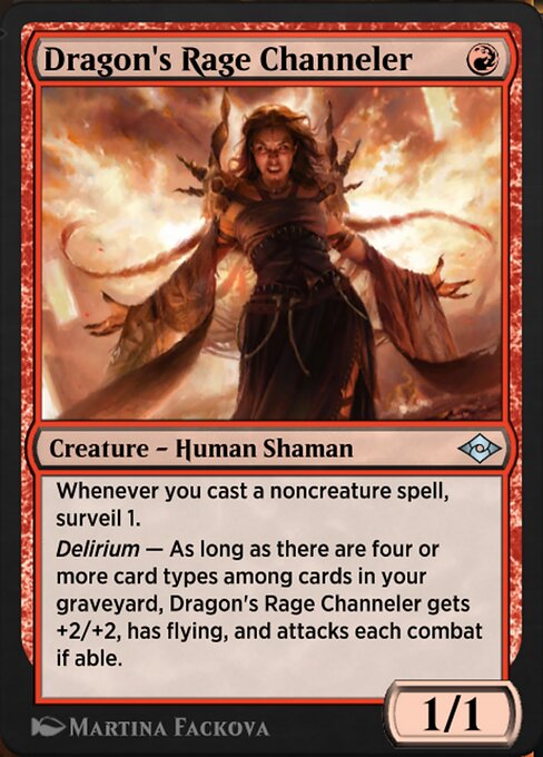 Dragon's Rage Channeler — art by Martina Fačková