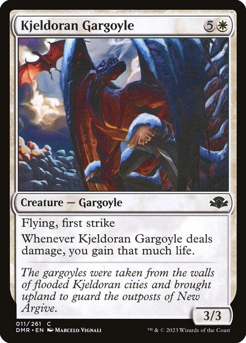 Kjeldoran Gargoyle — art by Marcelo Vignali