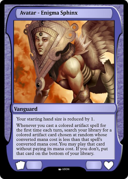 Enigma Sphinx Avatar — art by UDON