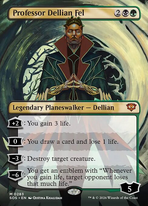 Professor Dellian Fel — art by Qistina Khalidah