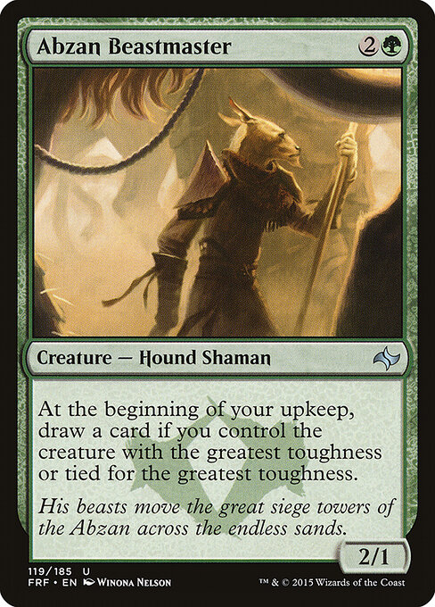 Abzan Beastmaster — art by Winona Nelson