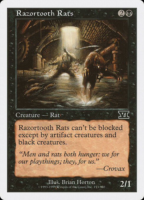 Razortooth Rats — art by Brian Horton