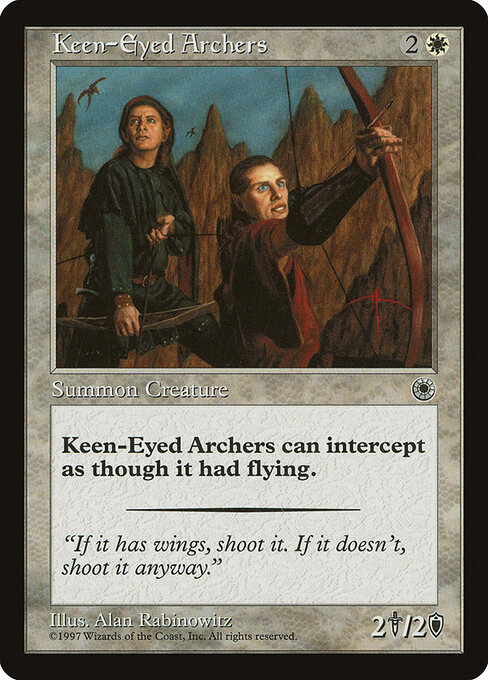 Keen-Eyed Archers — art by Alan Rabinowitz