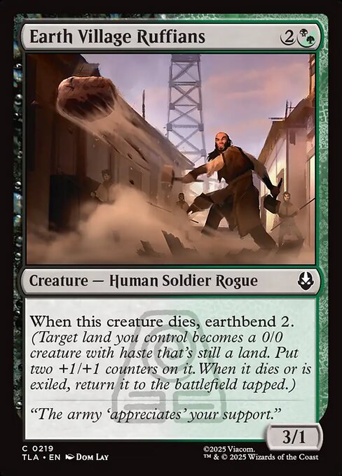 Earth Village Ruffians — art by Dom Lay