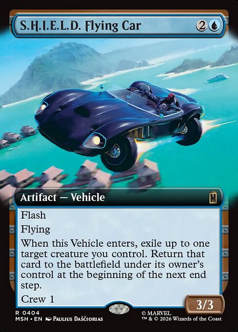 S.H.I.E.L.D. Flying Car — art by Paulius Daščioras