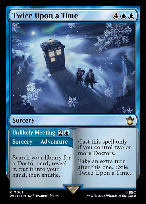 Twice Upon a Time // Unlikely Meeting — art by Elizabeth Peiró
