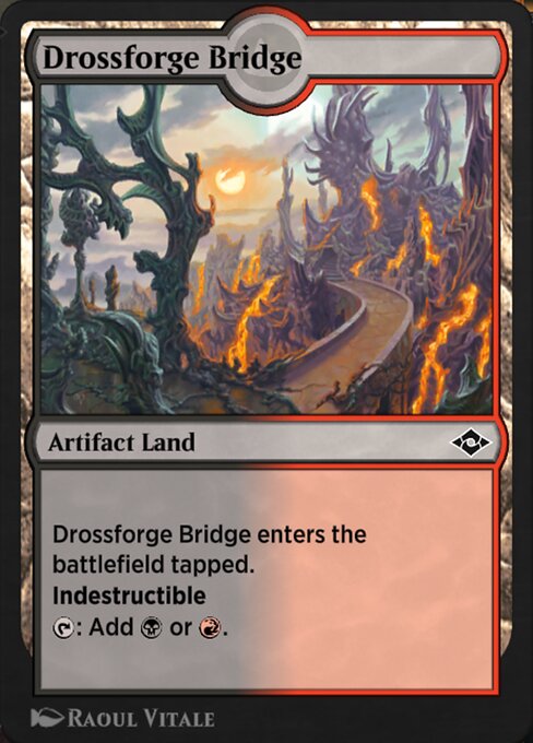Drossforge Bridge — art by Raoul Vitale