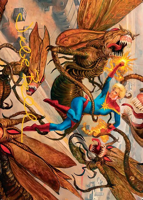 Captain Marvel, Apex Avenger // Captain Marvel, Apex Avenger — art by Julie Bell