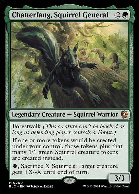 Chatterfang, Squirrel General — art by Jason A. Engle