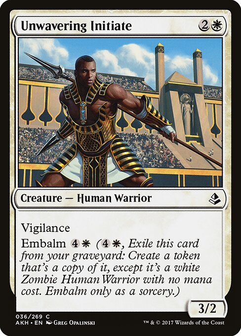 Unwavering Initiate — art by Greg Opalinski