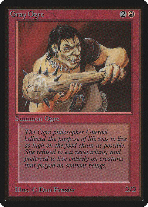 Gray Ogre — art by Dan Frazier