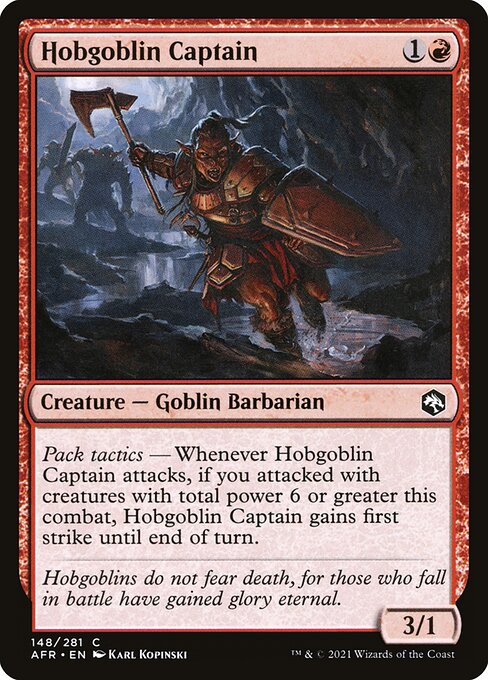 Hobgoblin Captain — art by Karl Kopinski