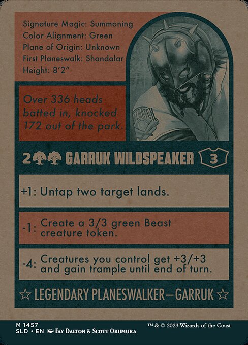 Garruk Wildspeaker // Garruk Wildspeaker — art by Scott Okumura