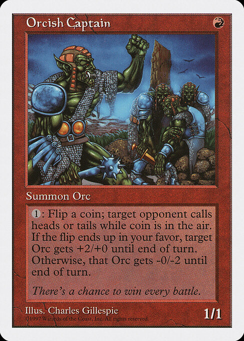 Orcish Captain — art by Charles Gillespie