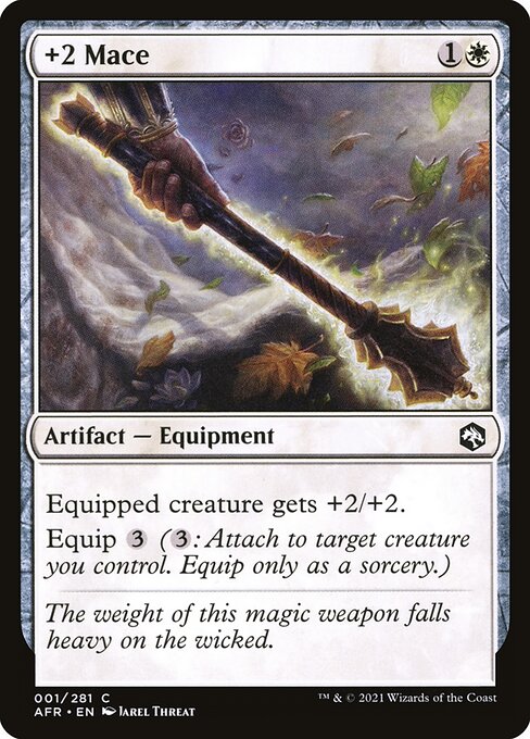 +2 Mace — art by Jarel Threat