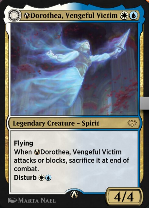 A-Dorothea, Vengeful Victim // A-Dorothea's Retribution — art by Marta Nael