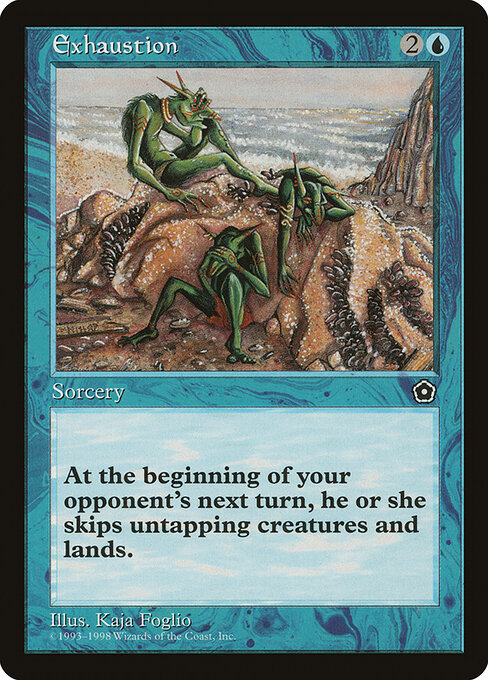 Exhaustion — art by Kaja Foglio
