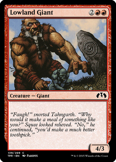 Lowland Giant — art by Paolo Parente