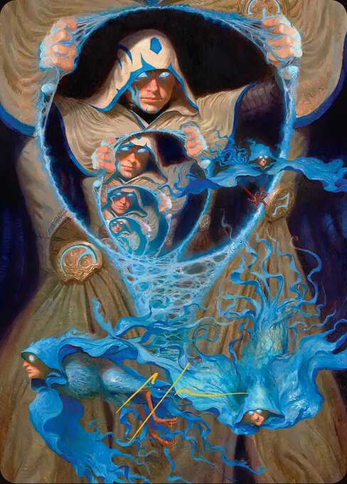 The Theorist, Jace Beleren // The Theorist, Jace Beleren — art by Miles Johnston