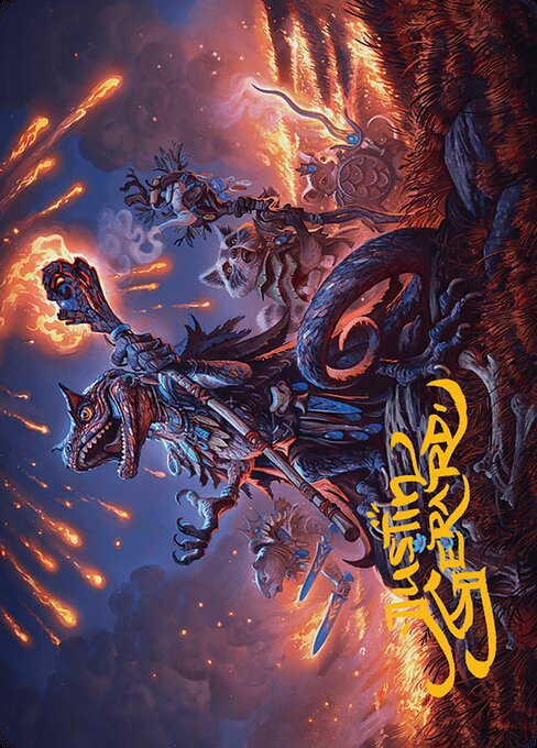 Valley Flamecaller // Valley Flamecaller — art by Justin Gerard