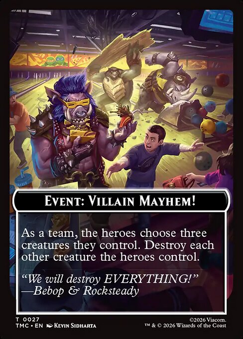 Event: Villain Mayhem! — art by Kevin Sidharta