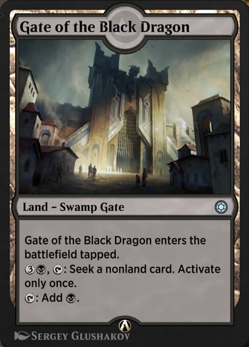Gate of the Black Dragon — art by Sergey Glushakov