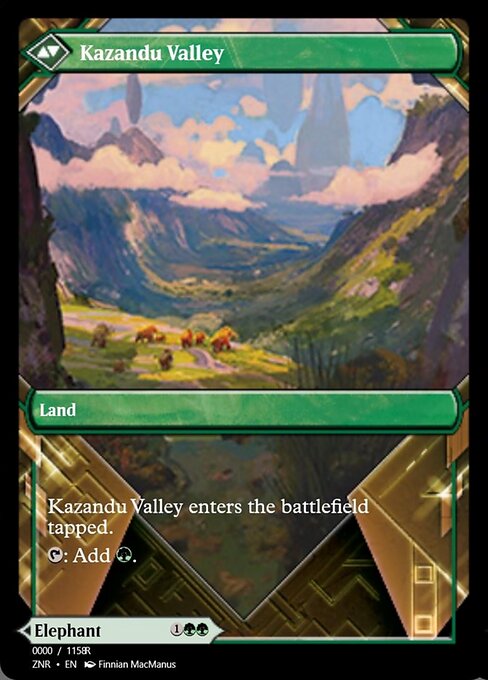 Kazandu Mammoth // Kazandu Valley — art by Finnian MacManus