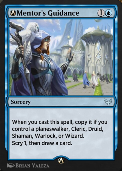 A-Mentor's Guidance — art by Brian Valeza