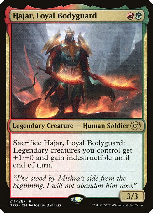 Hajar, Loyal Bodyguard — art by Joshua Raphael