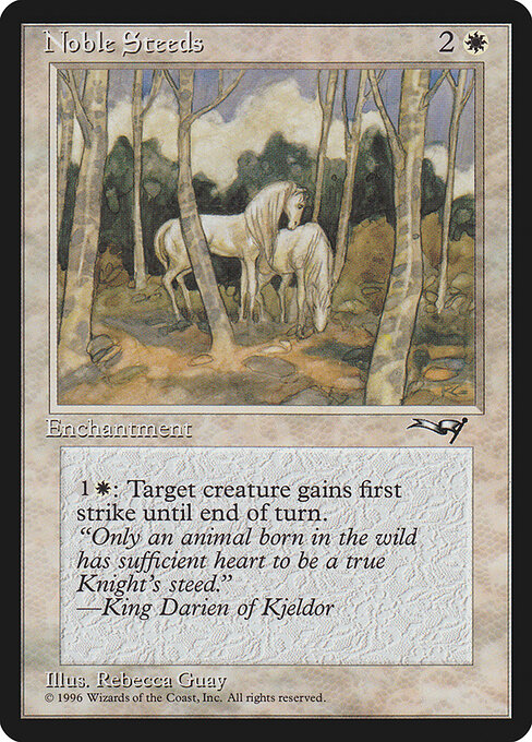 Noble Steeds — art by Rebecca Guay