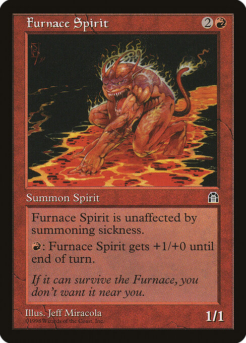 Furnace Spirit — art by Jeff Miracola