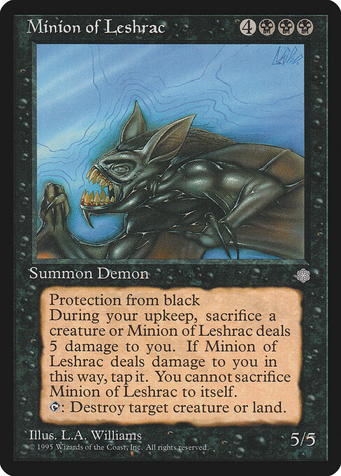 Minion of Leshrac — art by Allen Williams
