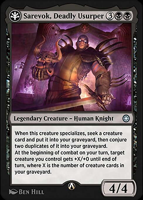 Sarevok, Deadly Usurper — art by Ben Hill