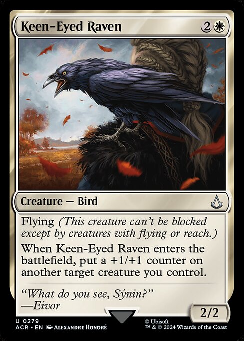 Keen-Eyed Raven — art by Alexandre Honoré
