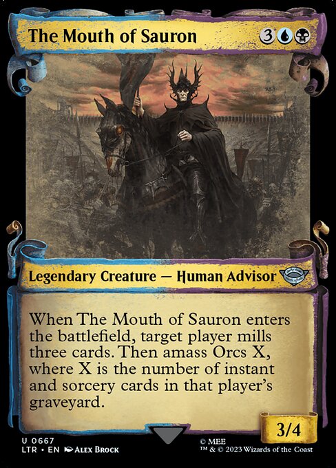 The Mouth of Sauron — art by Alex Brock