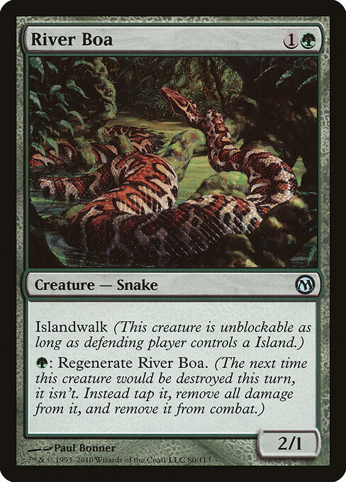 River Boa — art by Paul Bonner