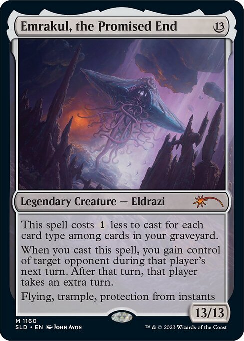 Emrakul, the Promised End — art by John Avon
