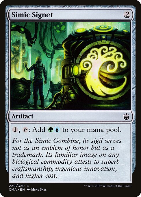 Simic Signet — art by Mike Sass
