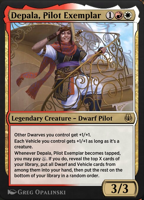 Depala, Pilot Exemplar — art by Greg Opalinski