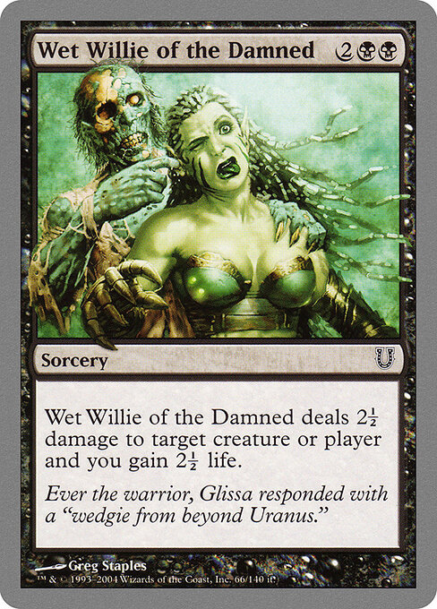 Wet Willie of the Damned — art by Greg Staples