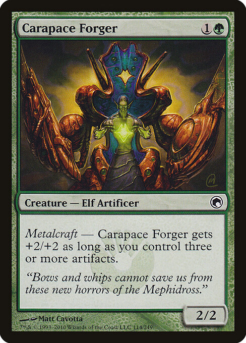 Carapace Forger — art by Matt Cavotta
