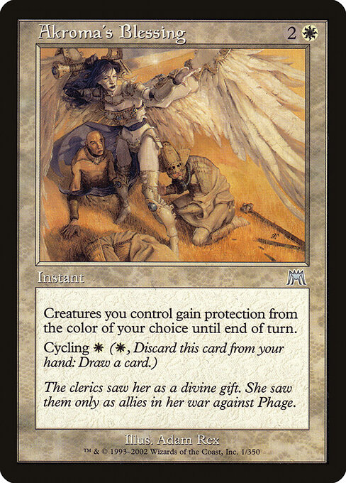 Akroma's Blessing — art by Adam Rex