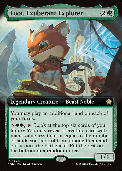 Loot, Exuberant Explorer — art by Arif Wijaya