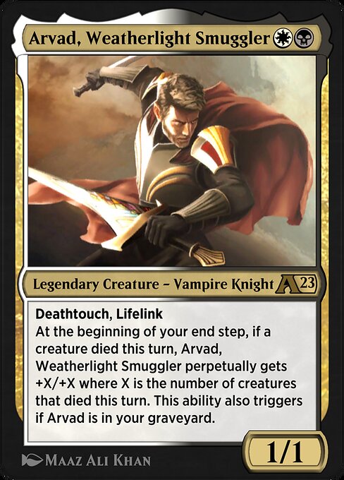 Arvad, Weatherlight Smuggler — art by Maaz Ali Khan