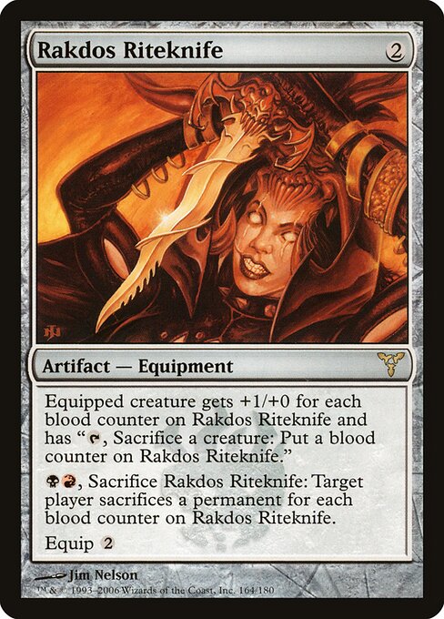 Rakdos Riteknife — art by Jim Nelson