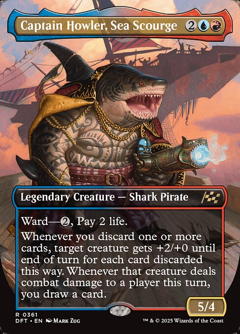 Captain Howler, Sea Scourge — art by Mark Zug