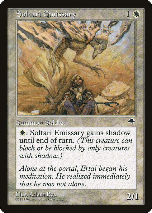 Soltari Emissary — art by Adam Rex