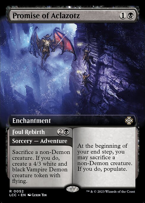 Promise of Aclazotz // Foul Rebirth — art by Lixin Yin