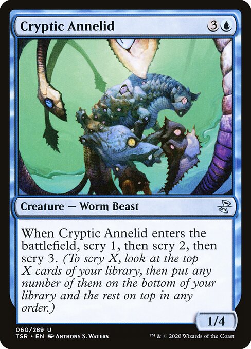 Cryptic Annelid — art by Anthony S. Waters